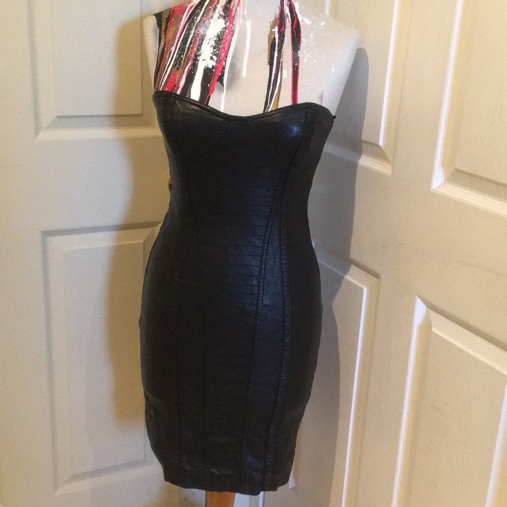 Vegan Leather Dress